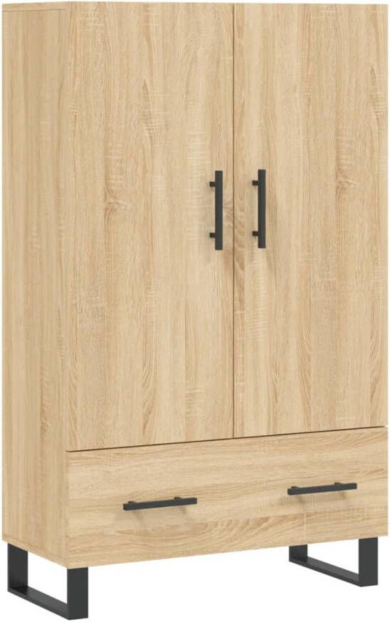 Prolenta Premium INFIORI Hoge kast 69 5x31x115 cm bewerkt hout sonoma eikenkleurig - Foto 8