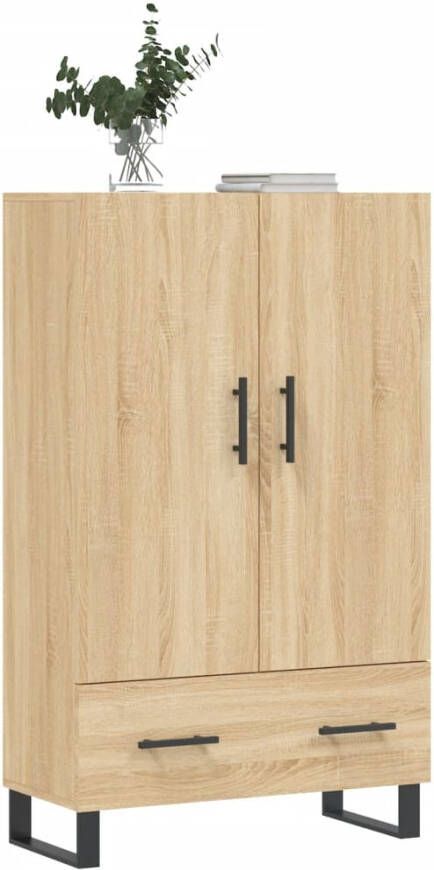 Prolenta Premium INFIORI Hoge kast 69 5x31x115 cm bewerkt hout sonoma eikenkleurig - Foto 8