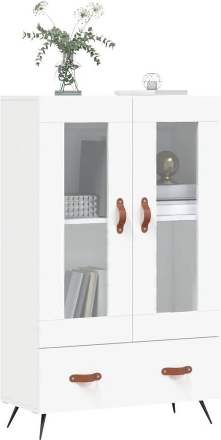 VidaXL -Hoge-kast-69 5x31x115-cm-bewerkt-hout-wit - Foto 10