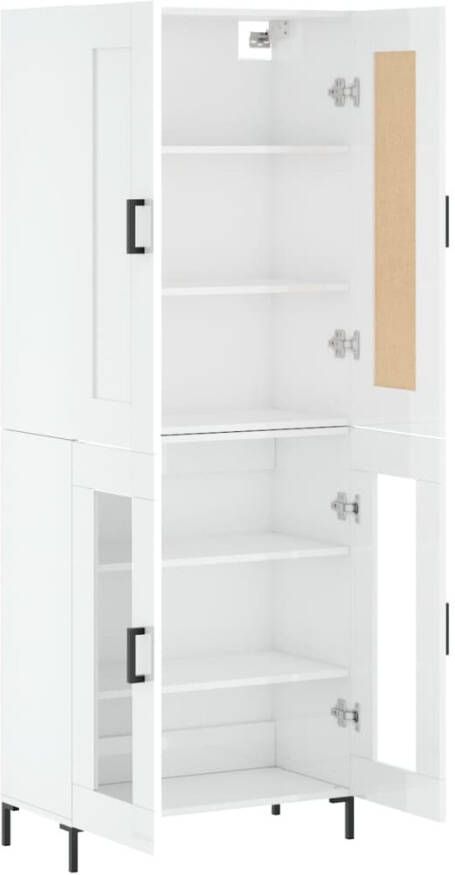 VidaXL -Hoge-kast-69 5x34x180-cm-bewerkt-hout-hoogglans-wit - Foto 8