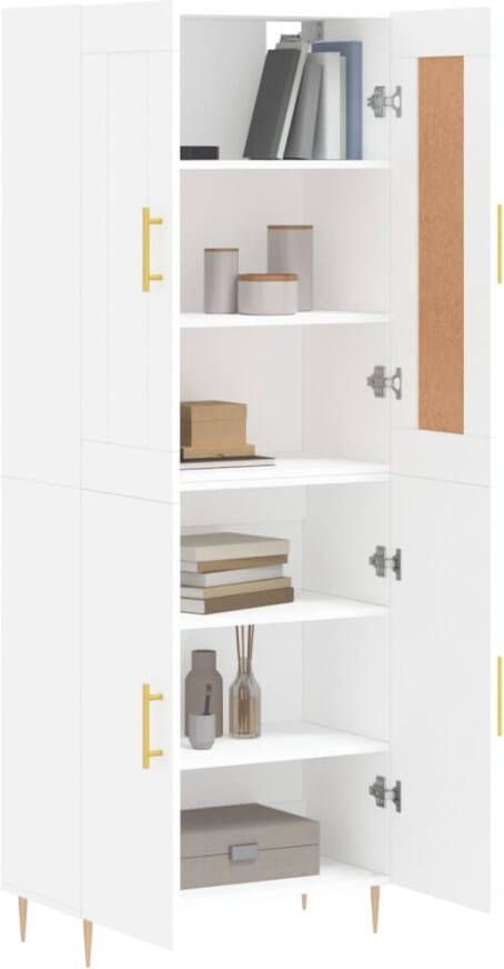 VidaXL -Hoge-kast-69 5x34x180-cm-bewerkt-hout-wit - Foto 15