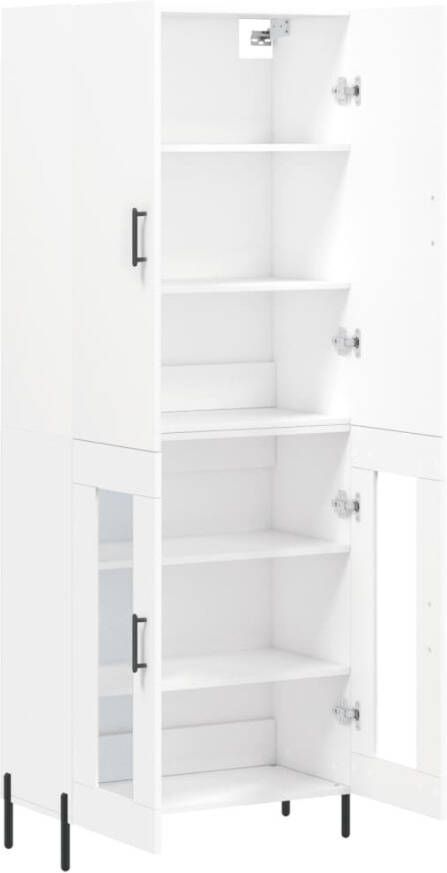 VidaXL -Hoge-kast-69 5x34x180-cm-bewerkt-hout-wit - Foto 19