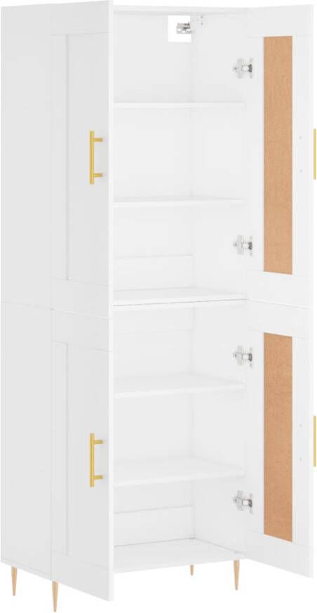 VidaXL -Hoge-kast-69 5x34x180-cm-bewerkt-hout-wit - Foto 16