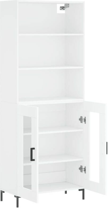 VidaXL -Hoge-kast-69 5x34x180-cm-bewerkt-hout-wit - Foto 9