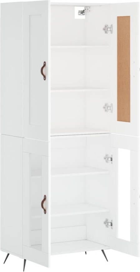 VidaXL -Hoge-kast-69 5x34x180-cm-bewerkt-hout-wit - Foto 12
