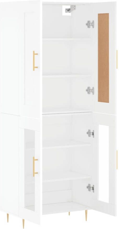 VidaXL -Hoge-kast-69 5x34x180-cm-bewerkt-hout-wit - Foto 10