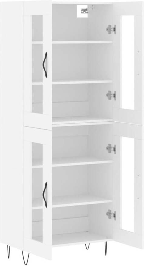 VidaXL -Hoge-kast-69 5x34x180-cm-bewerkt-hout-wit - Foto 17