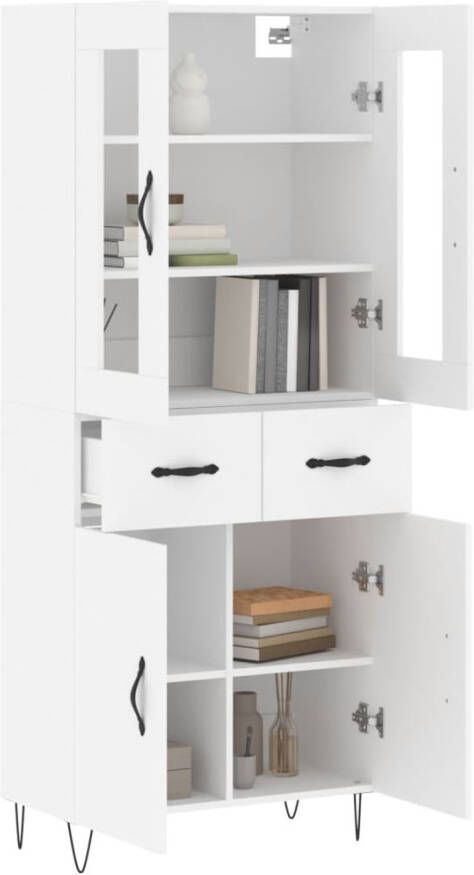 VidaXL -Hoge-kast-69 5x34x180-cm-bewerkt-hout-wit - Foto 19