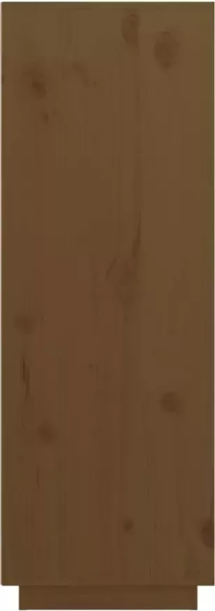 VidaXL -Hoge-kast-89x40x116 5-cm-massief-grenenhout-honingbruin - Foto 3
