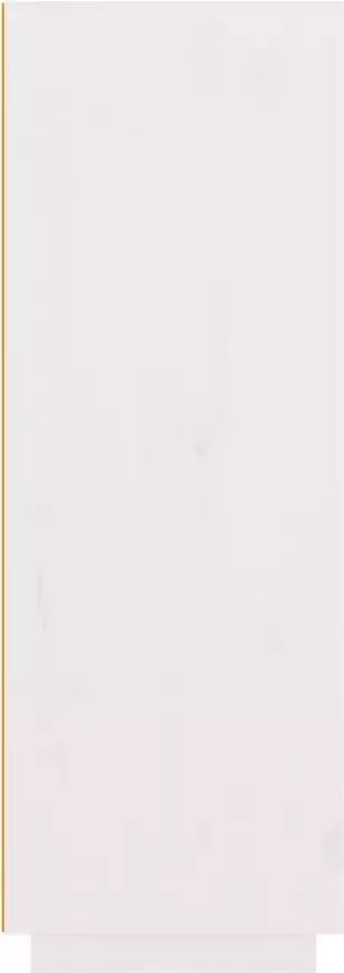 VidaXL -Hoge-kast-89x40x116 5-cm-massief-grenenhout-wit - Foto 3