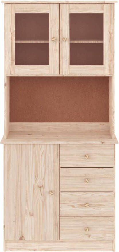 VidaXL -Hoge-kast-ALTA-77x35x165-cm-massief-grenenhout - Foto 5