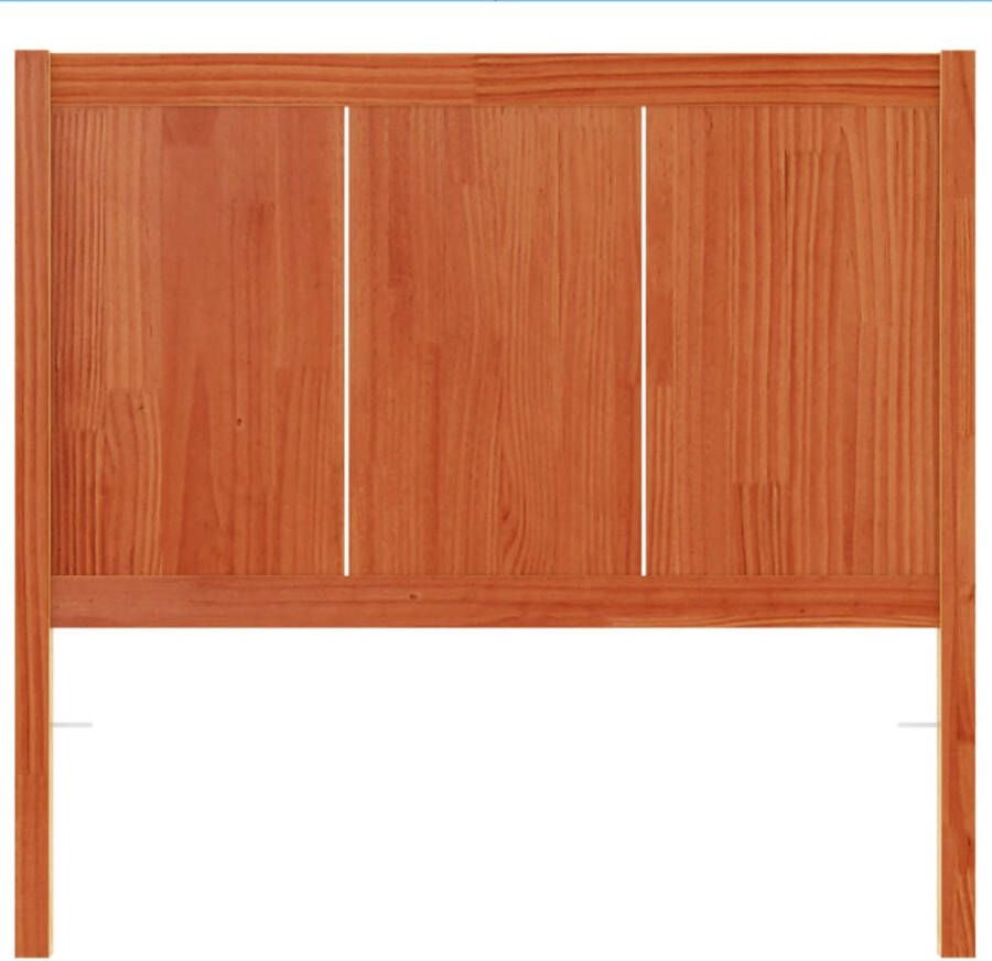 VidaXL Hoofdbord 100 cm massief grenenhout wasbruin - Foto 5