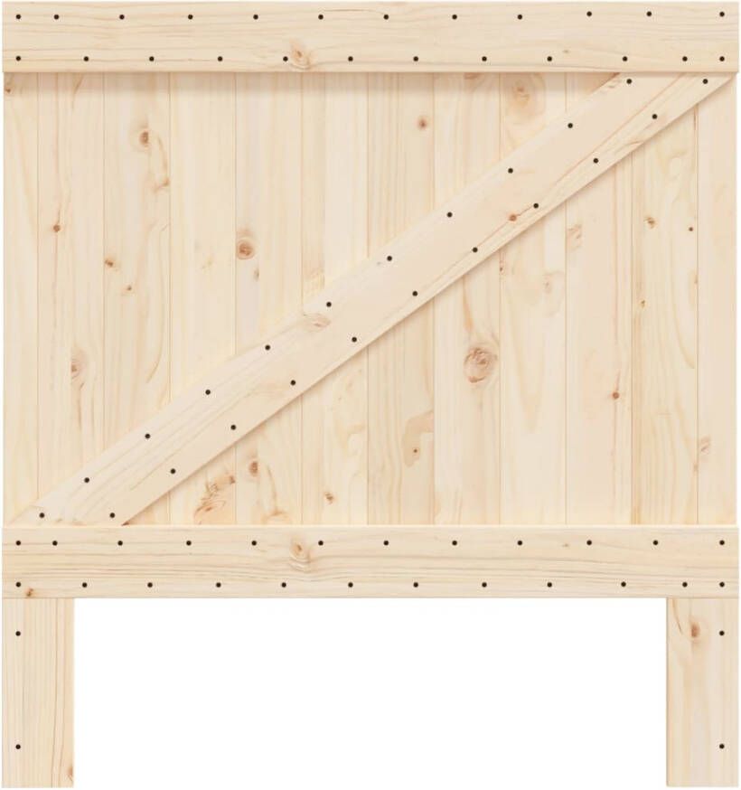 VidaXL Hoofdbord 100x104 cm massief grenenhout - Foto 3