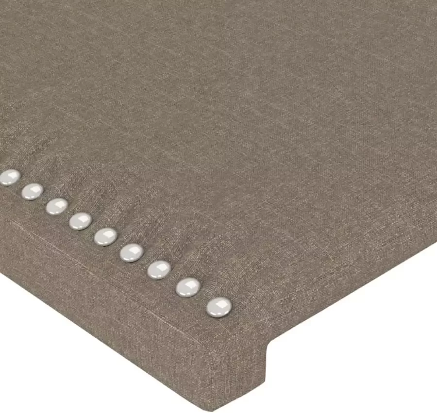 VidaXL Hoofdbord 100x5x78 88 cm stof taupe