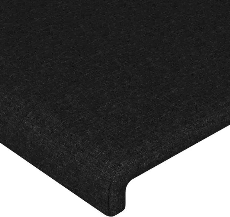 VIDAXL Hoofdbord 100x5x78 88 cm stof zwart - Foto 2