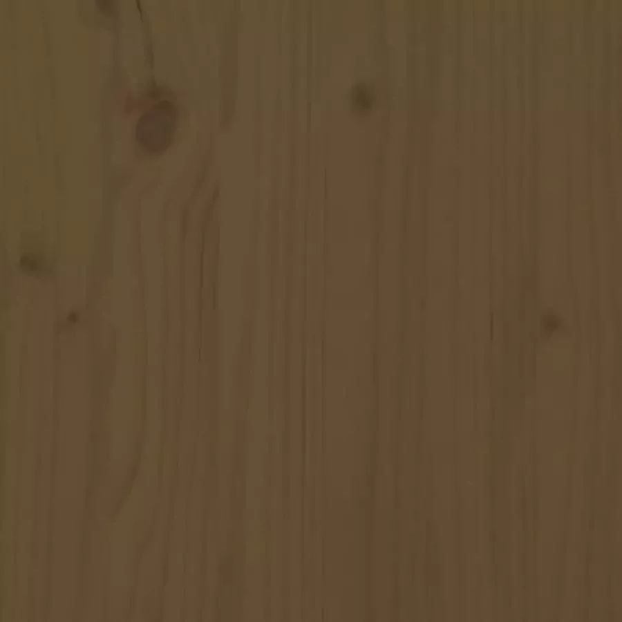 VIDAXL Hoofdbord 103 5x3x81 cm massief grenenhout honingbruin