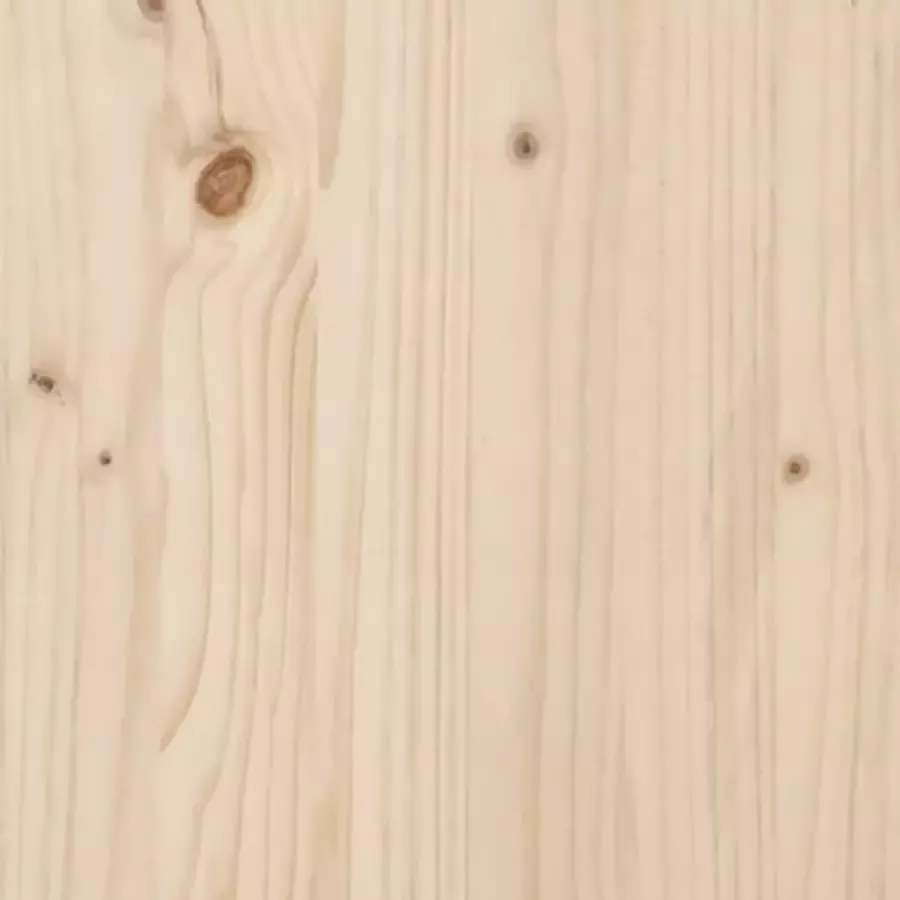 VIDAXL Hoofdbord 106x4x100 cm massief grenenhout - Foto 3