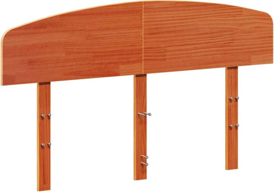 VidaXL Hoofdbord 120 cm massief grenenhout wasbruin - Foto 3