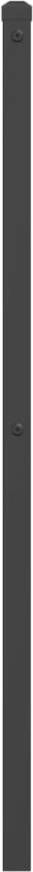VIDAXL Hoofdbord 120 cm metaal zwart - Foto 2
