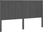 VidaXL Hoofdbord 125 5x4x100 cm massief grenenhout grijs - Thumbnail 3
