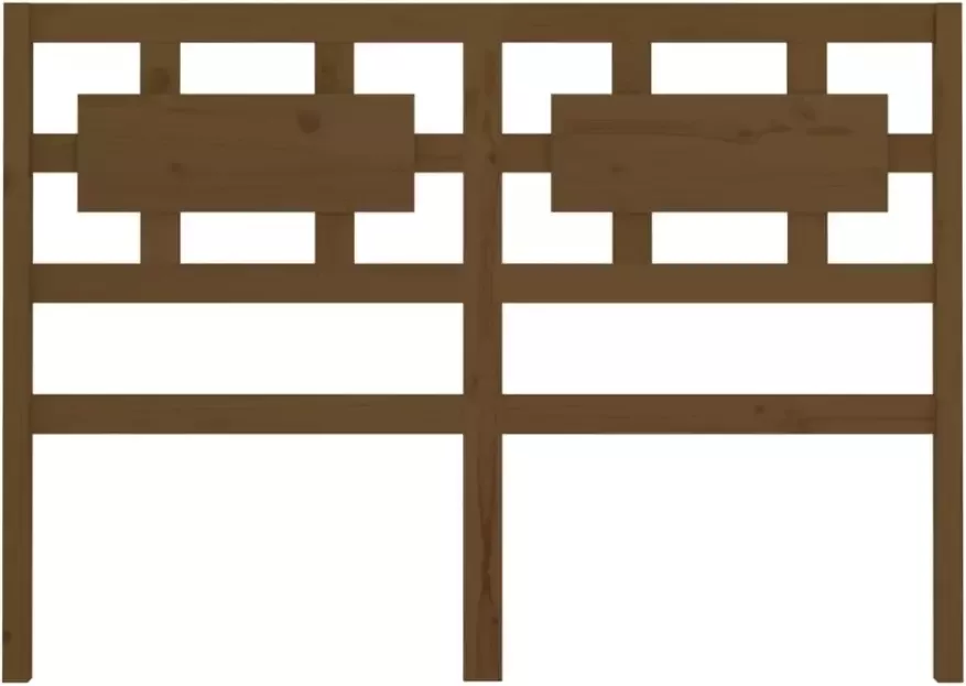 VidaXL Hoofdbord 125 5x4x100 cm massief grenenhout honingbruin - Foto 10