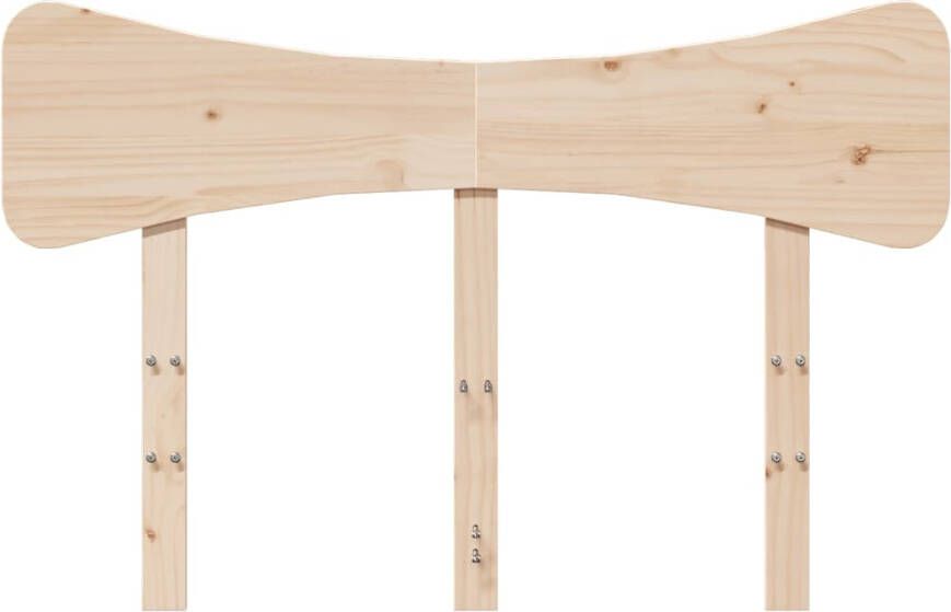 VidaXL Hoofdbord 135 cm massief grenenhout - Foto 4