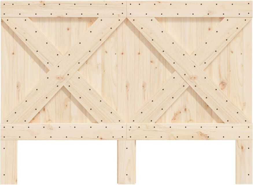 VidaXL Hoofdbord 140x104 cm massief grenenhout - Foto 3