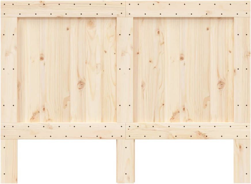 VidaXL Hoofdbord 140x104 cm massief grenenhout - Foto 4