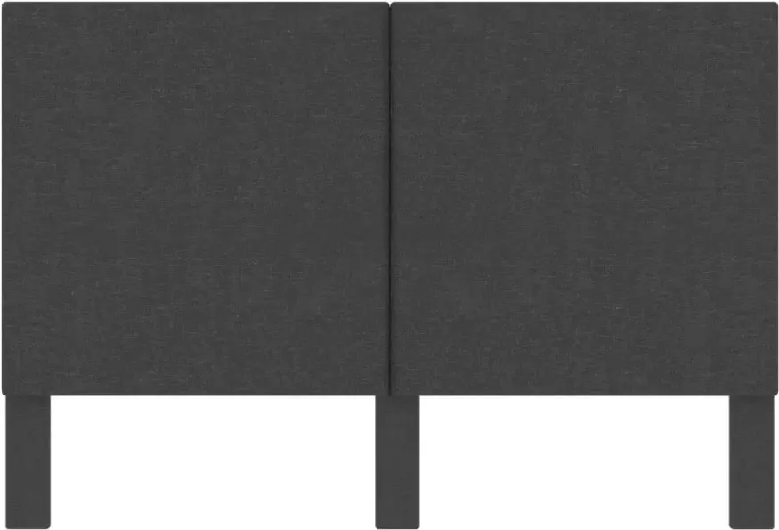 VIDAXL Hoofdbord 140x200 cm stof donkergrijs - Foto 4