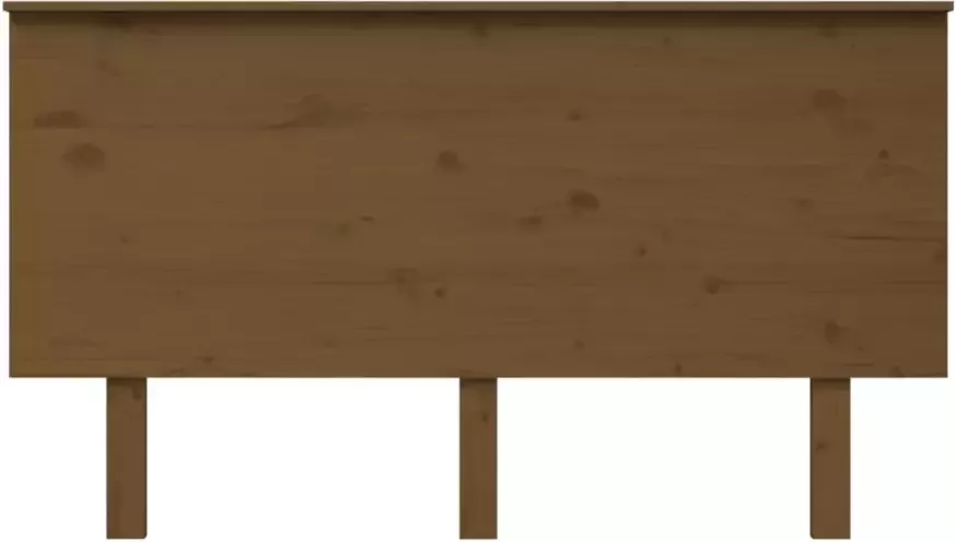 VIDAXL Hoofdbord 144x6x82 5 cm massief grenenhout honingbruin