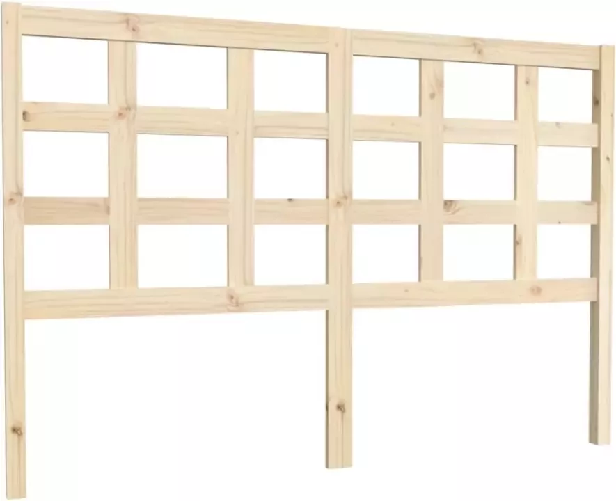 VIDAXL Hoofdbord 145 5x4x100 cm massief grenenhout - Foto 4