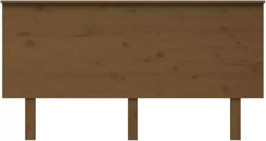 VIDAXL Hoofdbord 154x6x82 5 cm massief grenenhout honingbruin - Foto 3