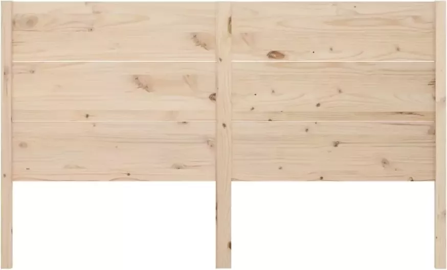 VIDAXL Hoofdbord 156x4x100 cm massief grenenhout - Foto 3