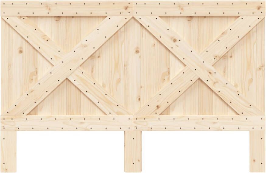 VidaXL Hoofdbord 160x104 cm massief grenenhout - Foto 6