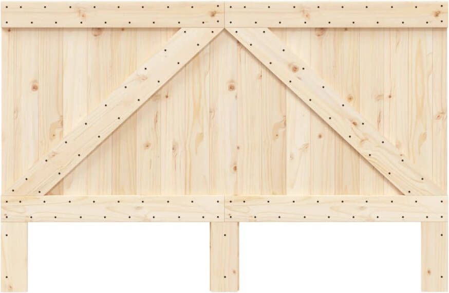 VidaXL Hoofdbord 160x104 cm massief grenenhout - Foto 5