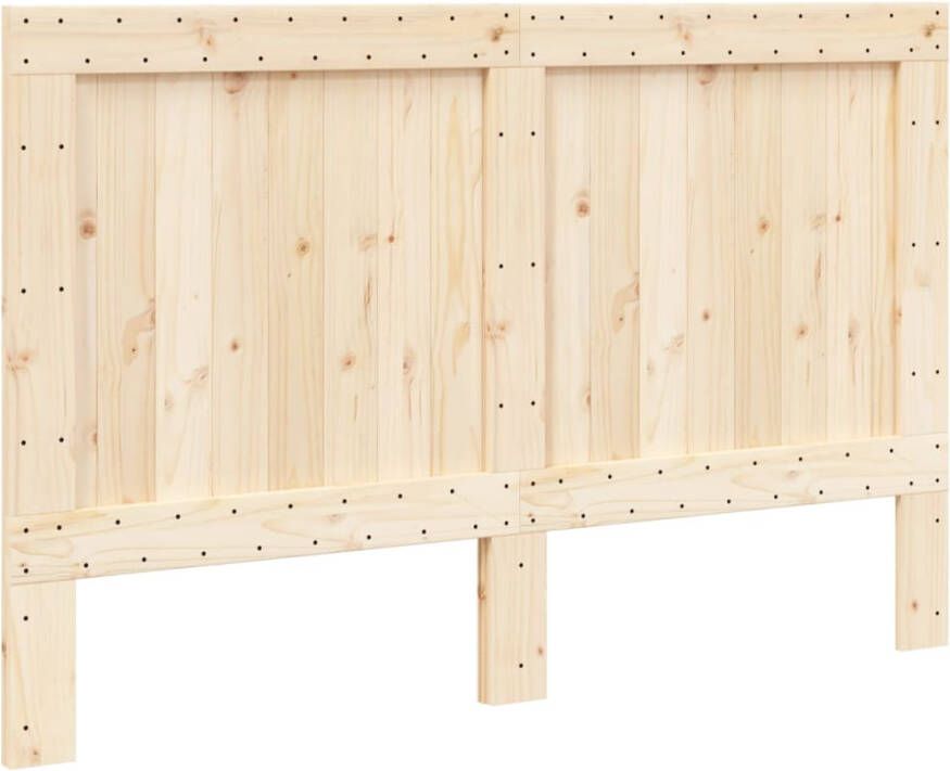 VidaXL Hoofdbord 160x104 cm massief grenenhout - Foto 3