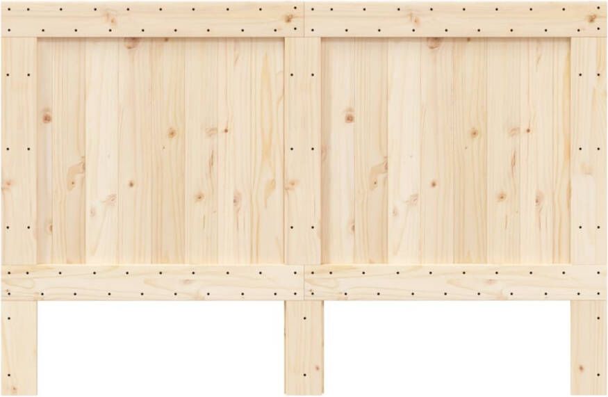 VidaXL Hoofdbord 160x104 cm massief grenenhout - Foto 4