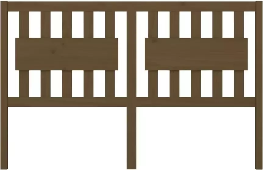 VidaXL Hoofdbord 165 5x4x100 cm massief grenenhout honingbruin - Foto 5