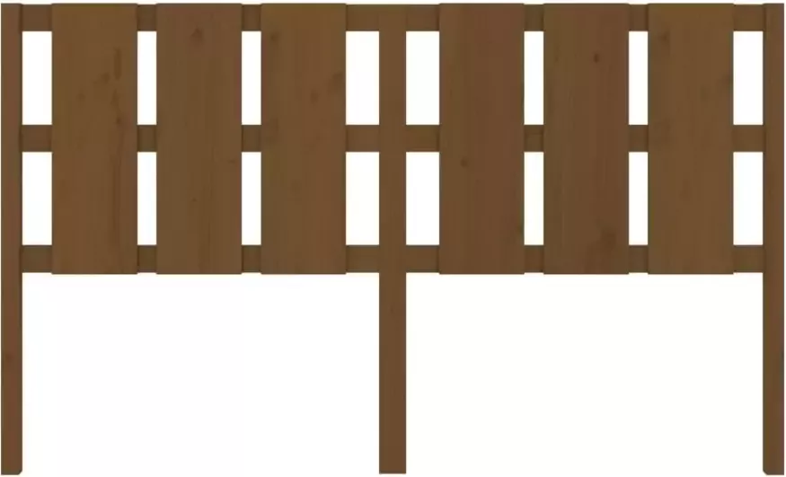 VidaXL Hoofdbord 165 5x4x100 cm massief grenenhout honingbruin - Foto 4