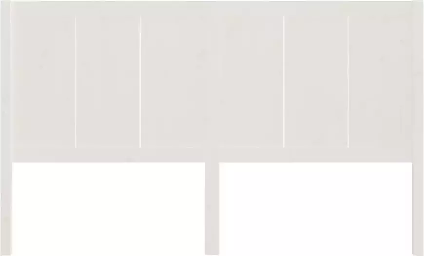 VIDAXL Hoofdbord 165 5x4x100 cm massief grenenhout wit - Foto 5