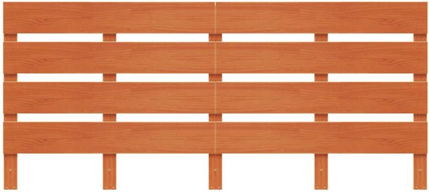 VidaXL Hoofdbord 180 cm massief grenenhout wasbruin - Foto 4