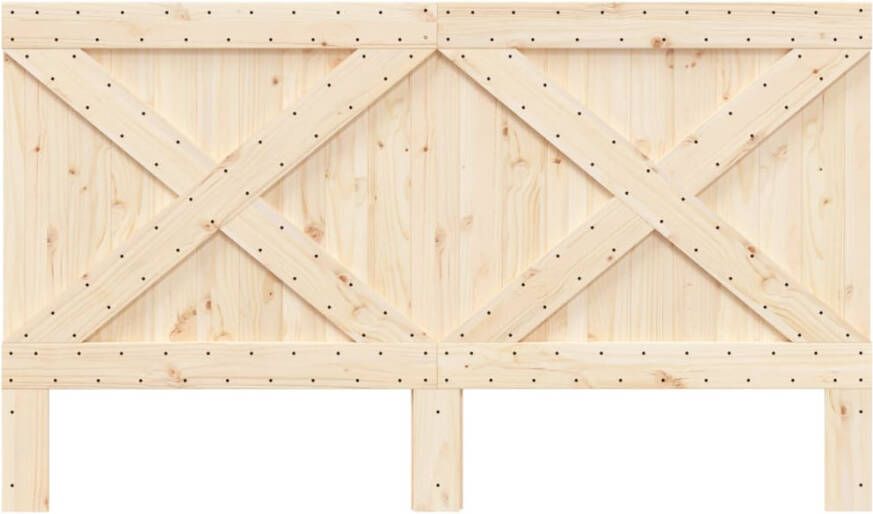 VidaXL Hoofdbord 180x104 cm massief grenenhout - Foto 4