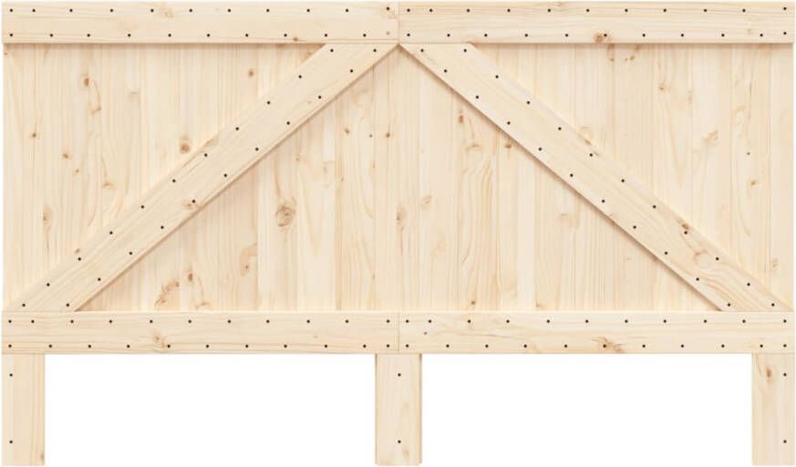 VidaXL Hoofdbord 180x104 cm massief grenenhout - Foto 5