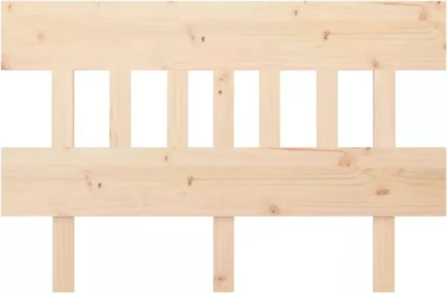 VidaXL Hoofdbord 183 5x3x81 cm massief grenenhout - Foto 4