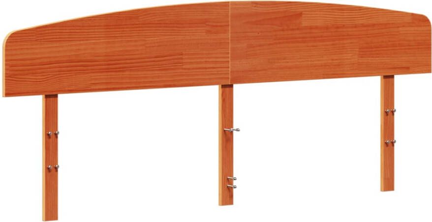 VidaXL Hoofdbord 200 cm massief grenenhout wasbruin - Foto 2