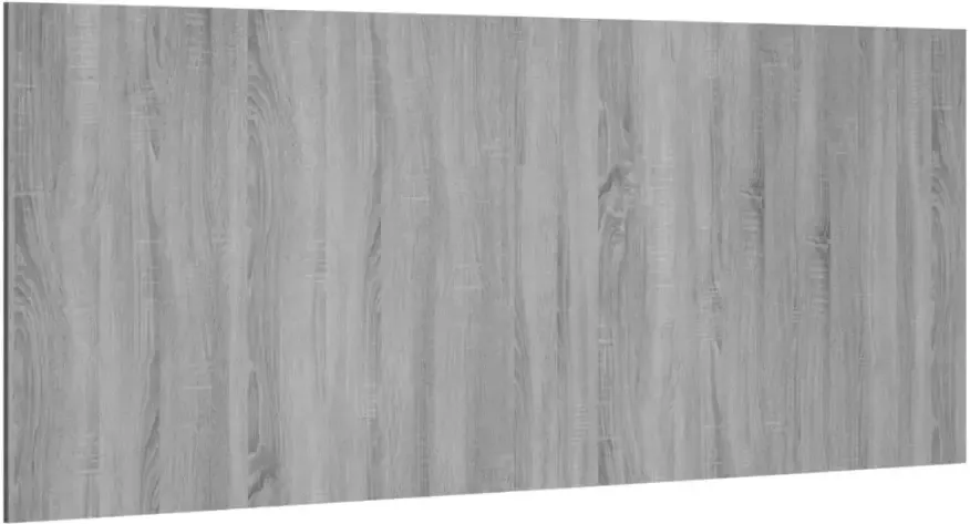 VIDAXL Hoofdbord 200x1 5x80 cm bewerkt hout grijs sonoma eikenkleurig - Foto 4