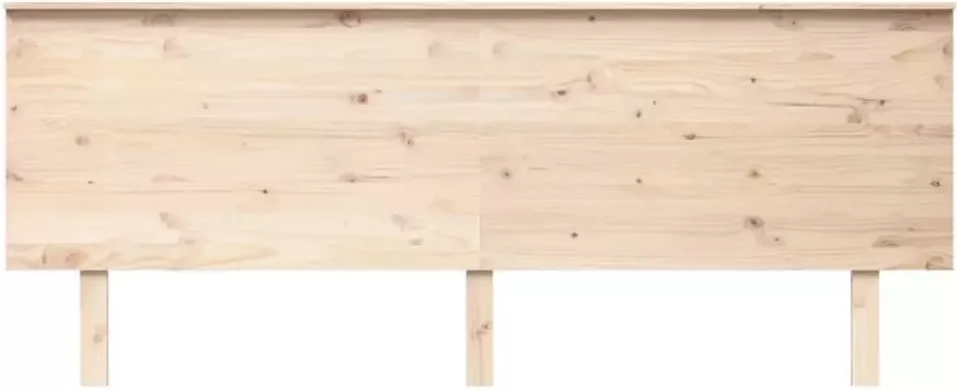 VIDAXL Hoofdbord 204x6x82 5 cm massief grenenhout - Foto 2