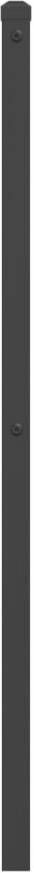 VIDAXL Hoofdbord 75 cm metaal zwart - Foto 3