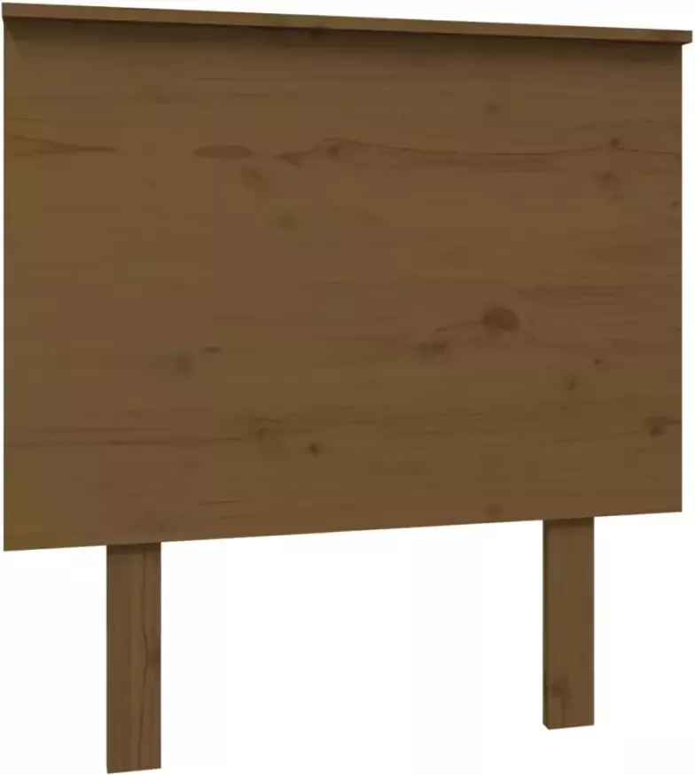 VIDAXL Hoofdbord 79x6x82 5 cm massief grenenhout honingbruin - Foto 4