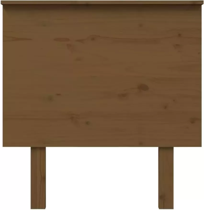 VIDAXL Hoofdbord 79x6x82 5 cm massief grenenhout honingbruin - Foto 3